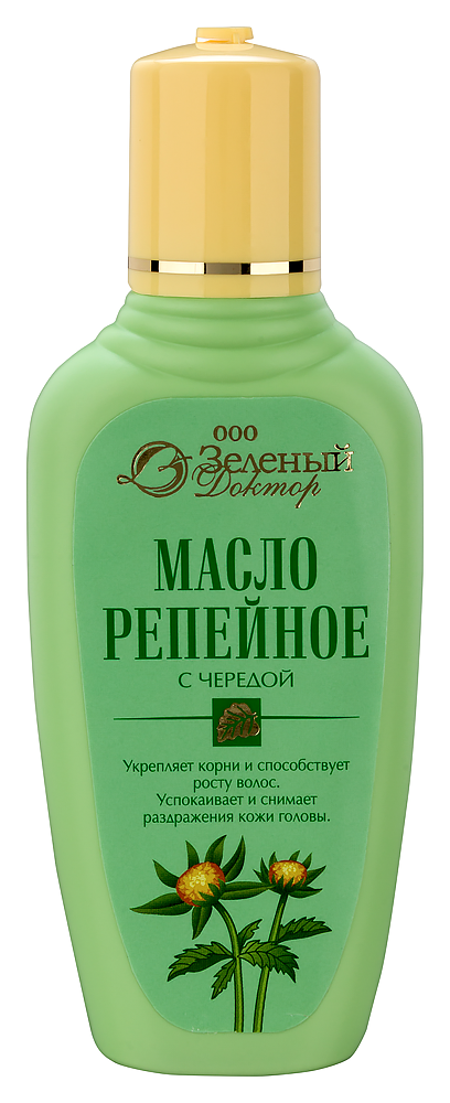 Изображение товара Зеленый доктор репейное масло с чередой 100 мл для укрепления волос