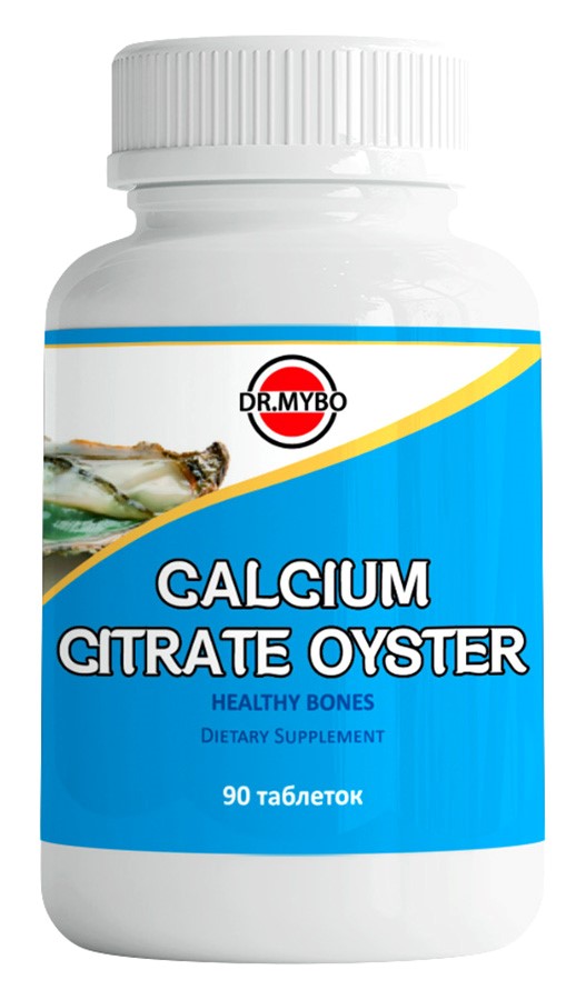 Изображение товара Dr mybo кальция цитрат устричный 90 шт. таблетки массой 500 мг