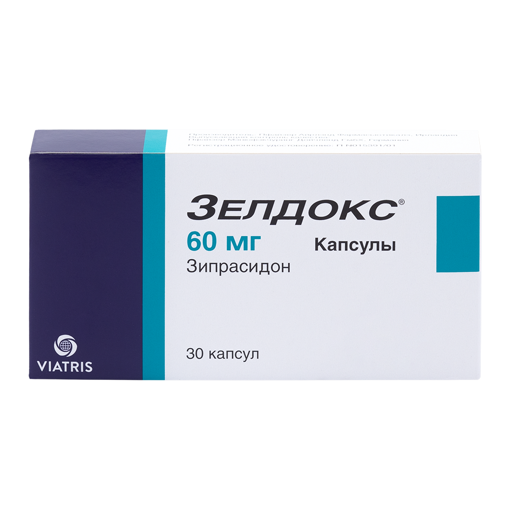 Зелдокс 60 мг 30 шт. капсулы инструкция по применению