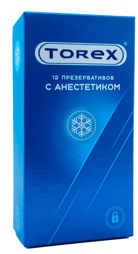 Изображение товара Презерватив torex с анестетиком n12+пакеты для утилизации 12 шт.