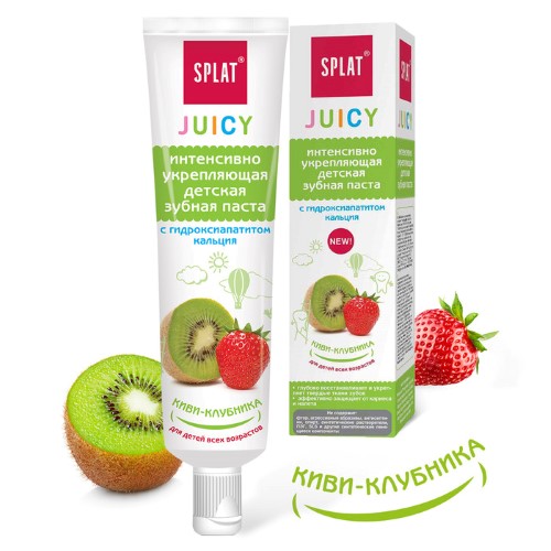 Изображение товара Splat juicy зубная паста с ароматом киви и клубники 35 мл для ежедневного ухода
