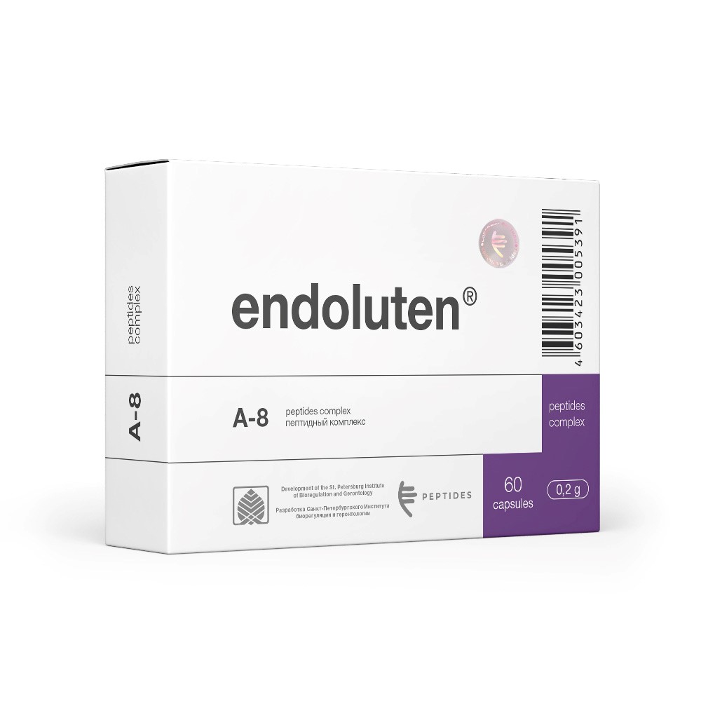 PEPTIDES ЭНДОЛУТЕН N60 КАПС МАССОЙ 0,2Г инструкция по применению