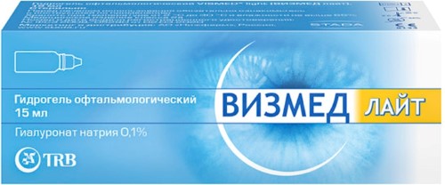 ВИЗМЕД ЛАЙТ ГИДРОГЕЛЬ ОФТАЛЬМОЛОГИЧЕСКИЙ  15МЛ ФЛАК инструкция по применению