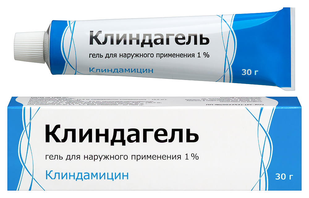 Изображение товара Клиндагель 1% гель 30 гр для зовнішнього застосування при вульгарних уграх
