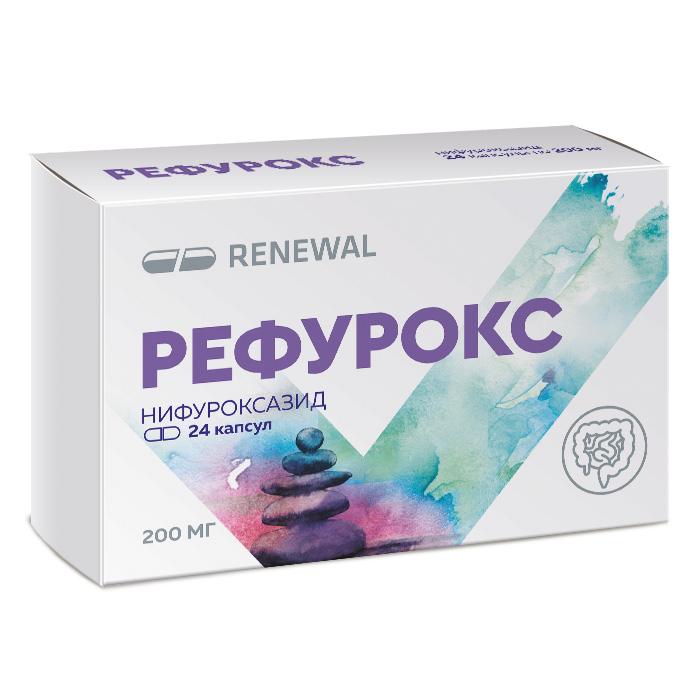 Изображение товара Рефурокс 200 мг капсулы для лечения диареи