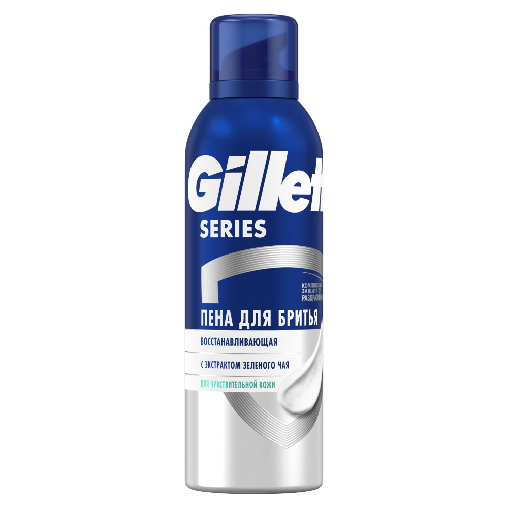Изображение товара Gillette series пена для бритья восстанавливающая 200 мл