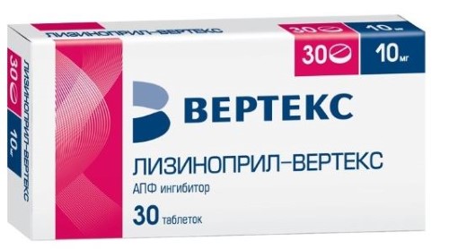 ЛИЗИНОПРИЛ 0,01 N30 ТАБЛ/ВЕРТЕКС/ инструкция по применению