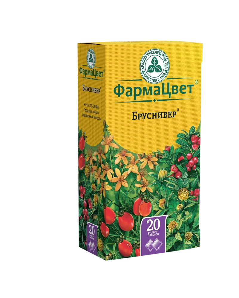 Сбор Бруснивер цена в Москве от 158 руб., купить Сбор Бруснивер в интернет‐ аптеке, заказать