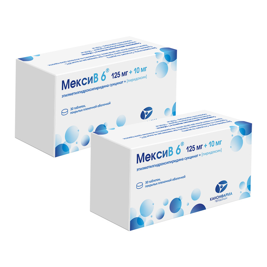Изображение товара Набор из 2-х упаковок МексиВ 6 125 мг + 10 мг 30 шт по специальной цене