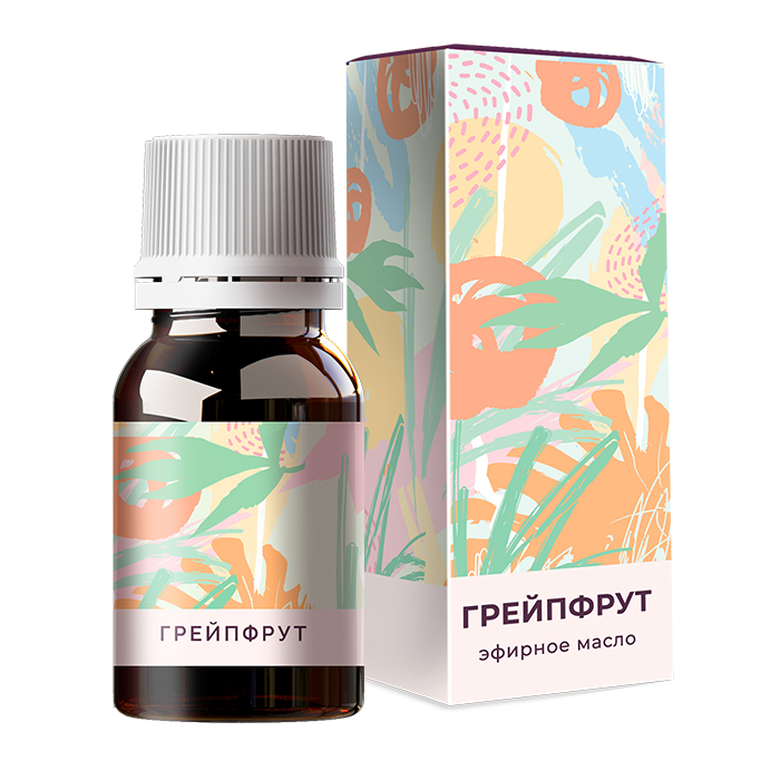 Изображение товара Эфирное масло грейпфрут 5 мл для ухода и ароматерапии