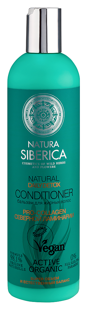 Изображение товара Natura siberica бальзам для жирных волос daily detox 400 мл