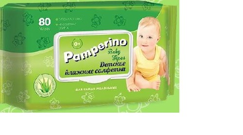 Изображение товара Pamperino салфетки влажные детские 80 шт.