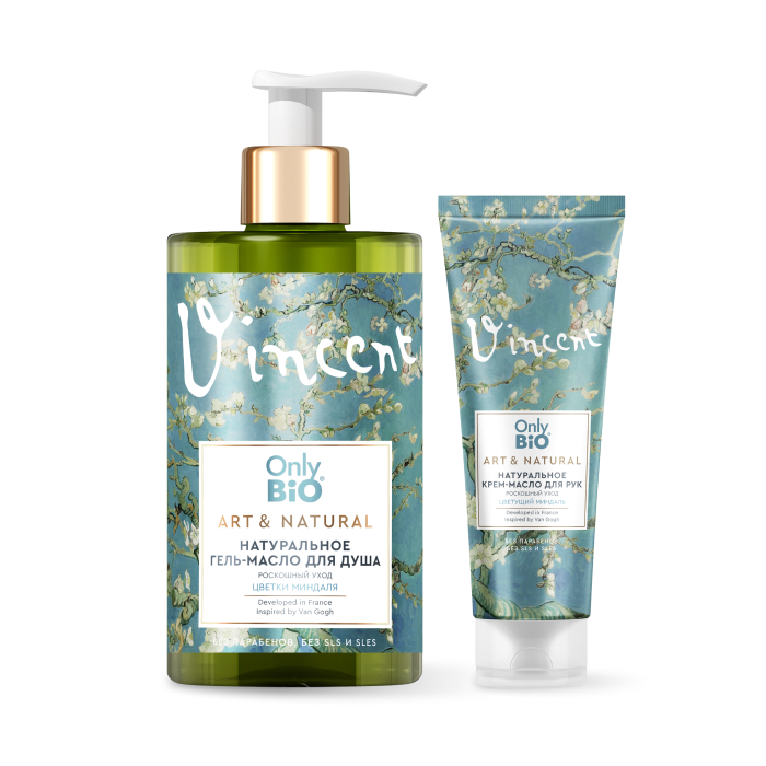 Изображение товара Набор АРОМАКОЛЛЕКЦИЯ РОСКОШНЫЙ МИНДАЛЬ со скидкой до 10%: Крем-масло для рук + Гель-масло для душа