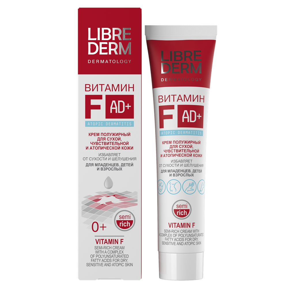 Изображение товара Крем Librederm витамин F для атопичной и сухой кожи 50 мл