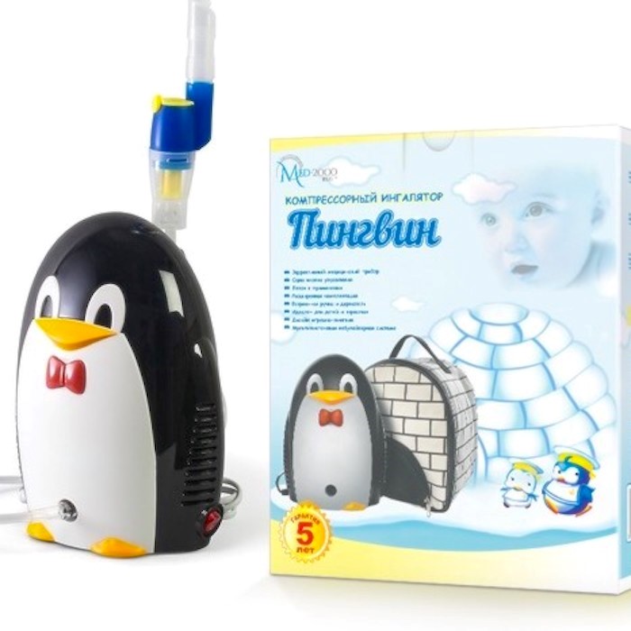 Ингалятор (небулайзер) Пингвин (penguin) компрессорный с сумкой инструкция по применению