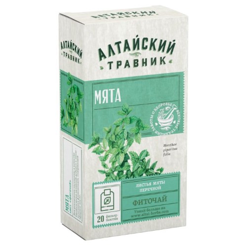 Изображение товара Мята лист фиточай 1,5 20 шт. фильтр-пакеты