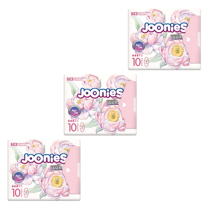 Изображение товара Набор из 3х уп. JOONIES прокладки женские дневные