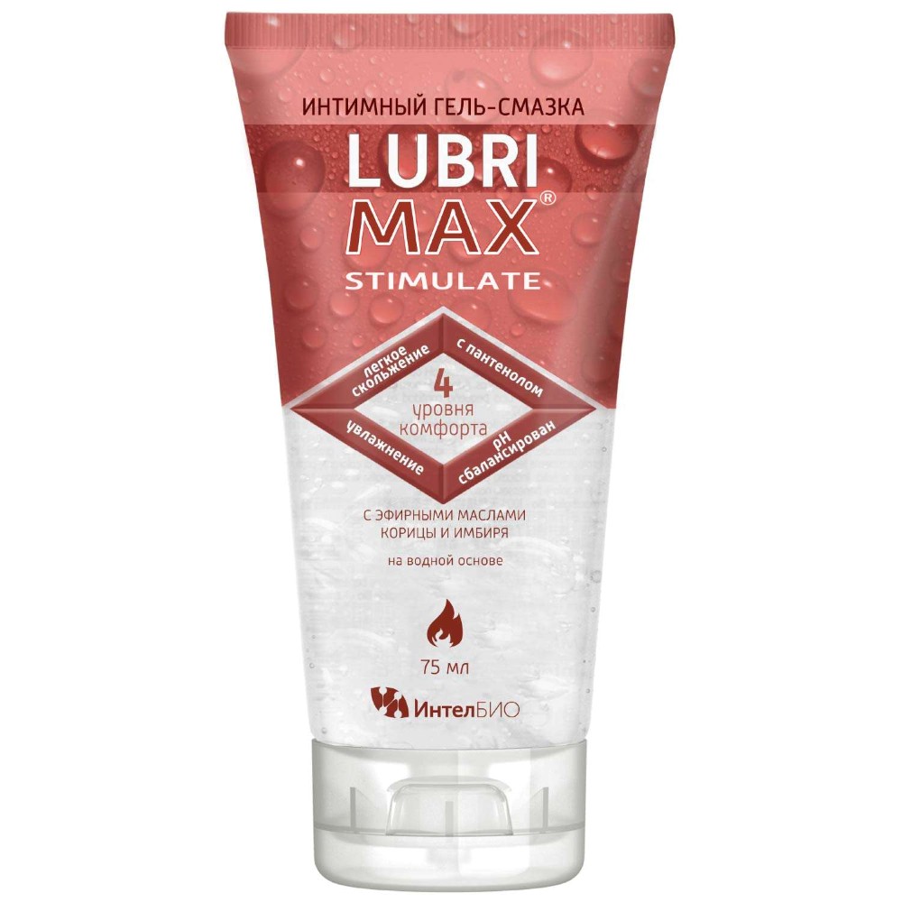 Изображение товара Lubrimax stimulate гель-смазка интимный 75 мл для повышения滑润ительности и комфорта