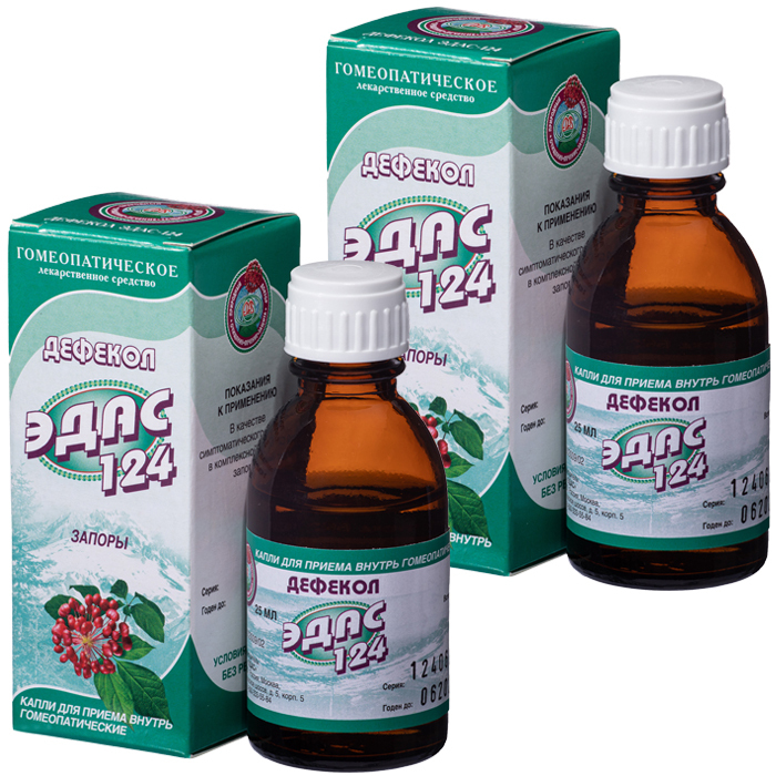 Изображение товара Набор ЭДАС-124 Дефекол со скидкой 30% на вторую упаковку
