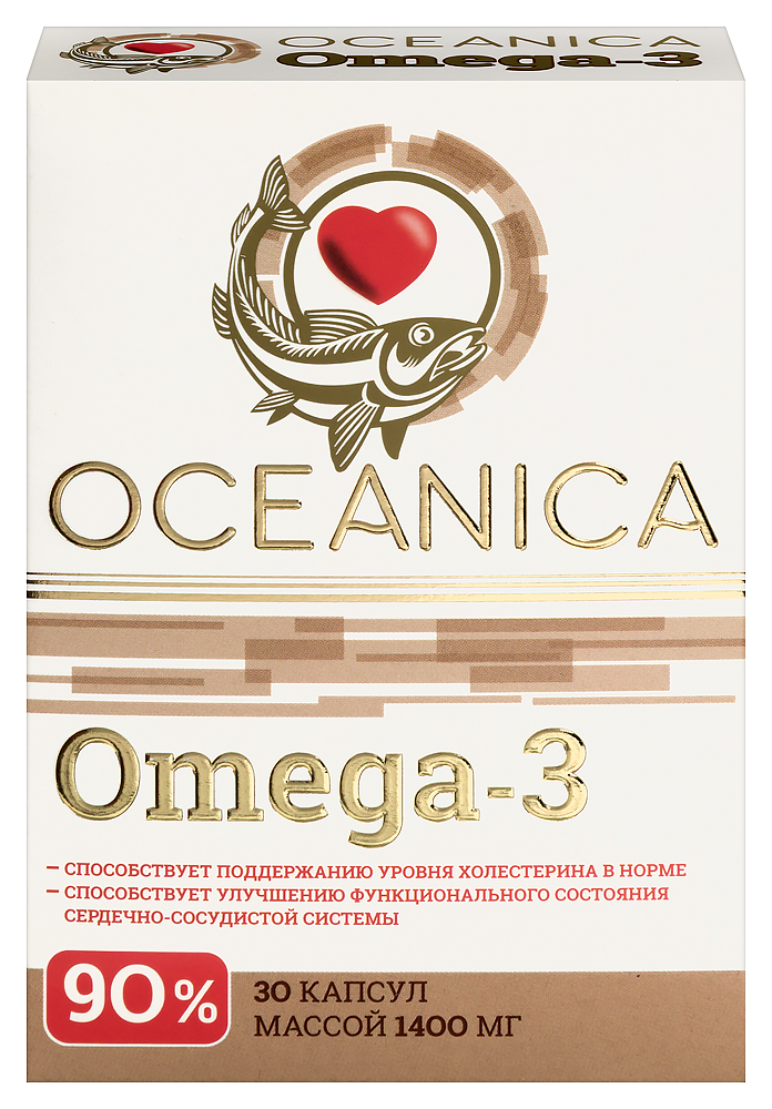 Изображение товара Океаника омега 3-90% 30 шт. капсулы массой 1400 мг