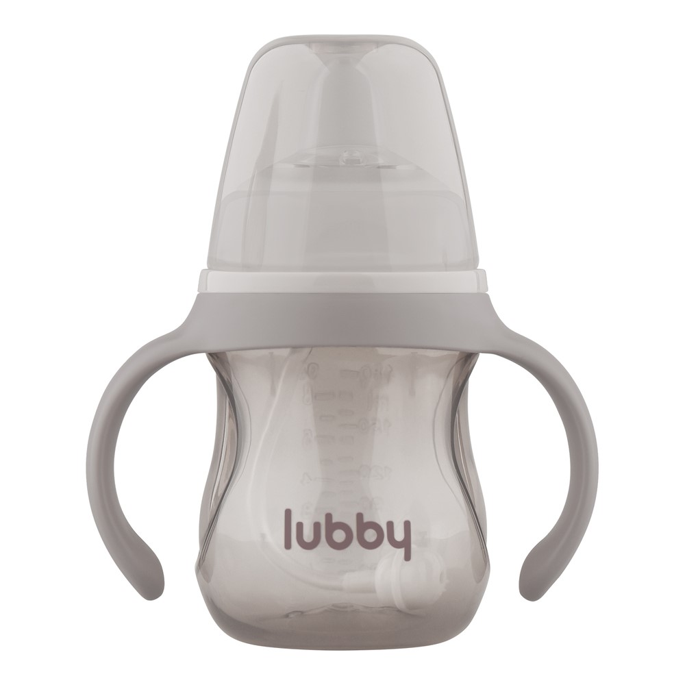 Изображение товара Lubby поильник-непроливайка с ручками 180 мл 6+ мес