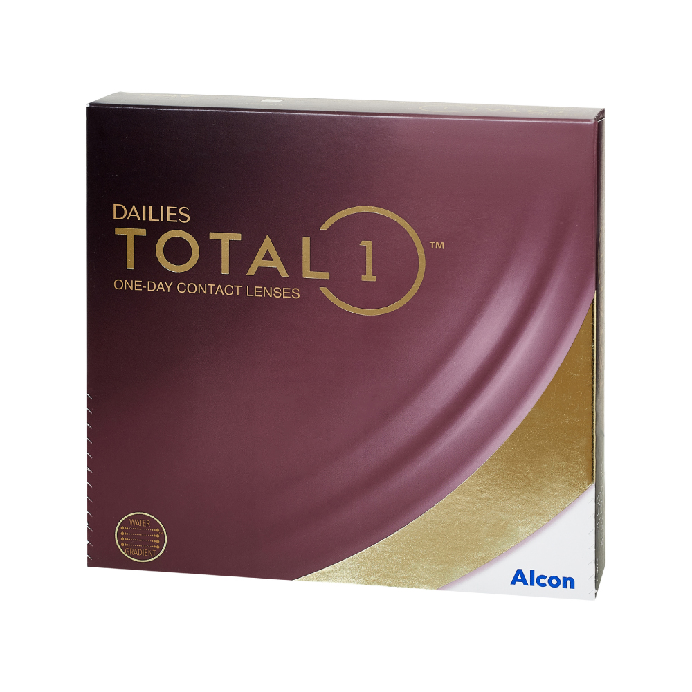 Изображение товара Контактные линзы Alcon Dailies Total 1 - однодневные, -5,50, 90 шт.