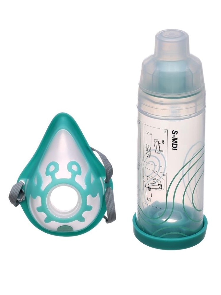 Изображение товара Спейсер Promedanz S-MDI с маской для детей - ингаляторный резервуар