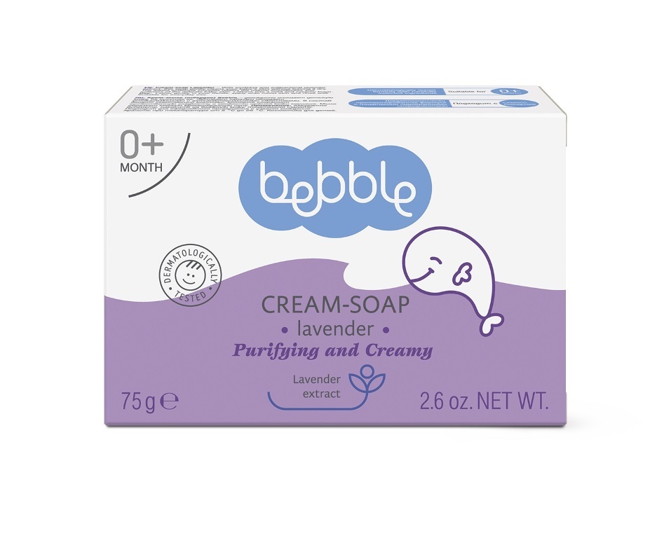 Изображение товара Bebble cream-soap крем-мыло с экстрактом лаванды для чувствительной кожи 75 г