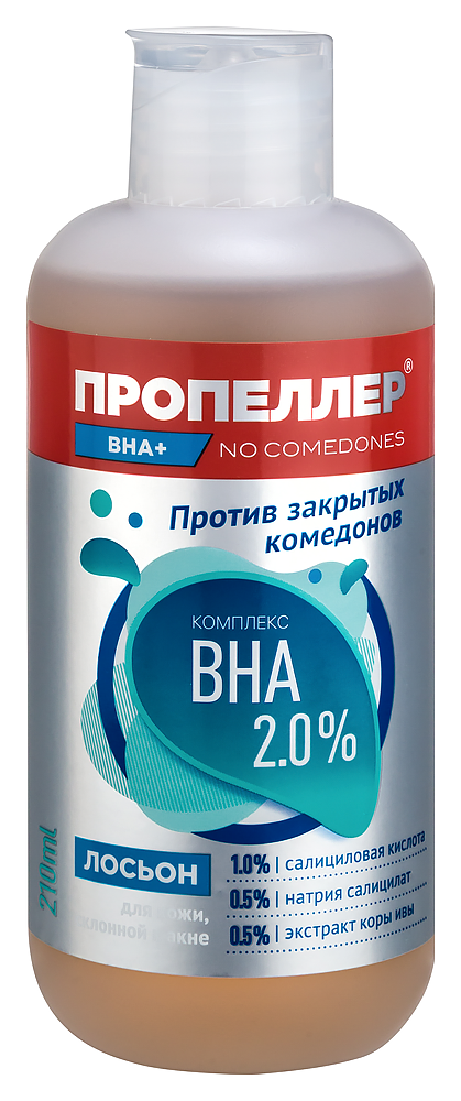Изображение товара Пропеллер комплекс bha 2 гр лосьон для кожи склонной к акне 210 мл