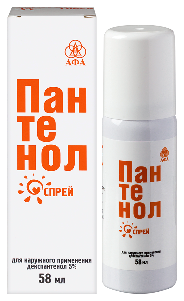 Изображение товара Пантенол спрей 58 гр аэрозоль/инд уп/арго