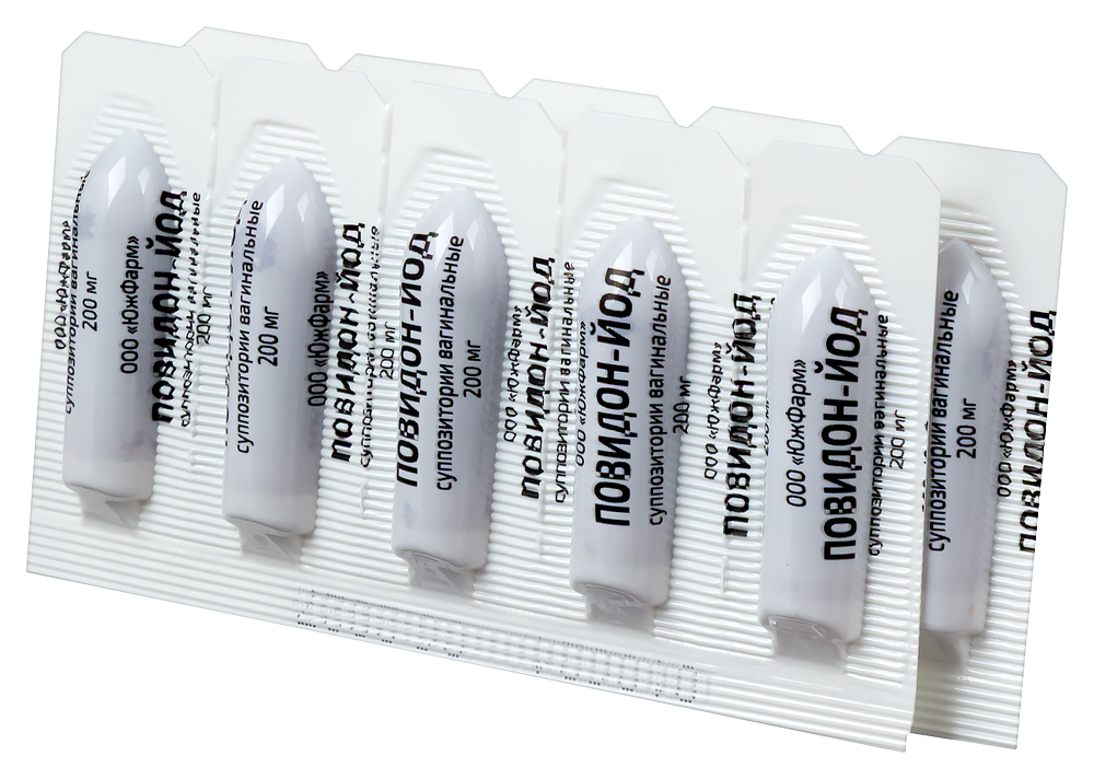 Йод қосылған вагинальды суппозиторийлер