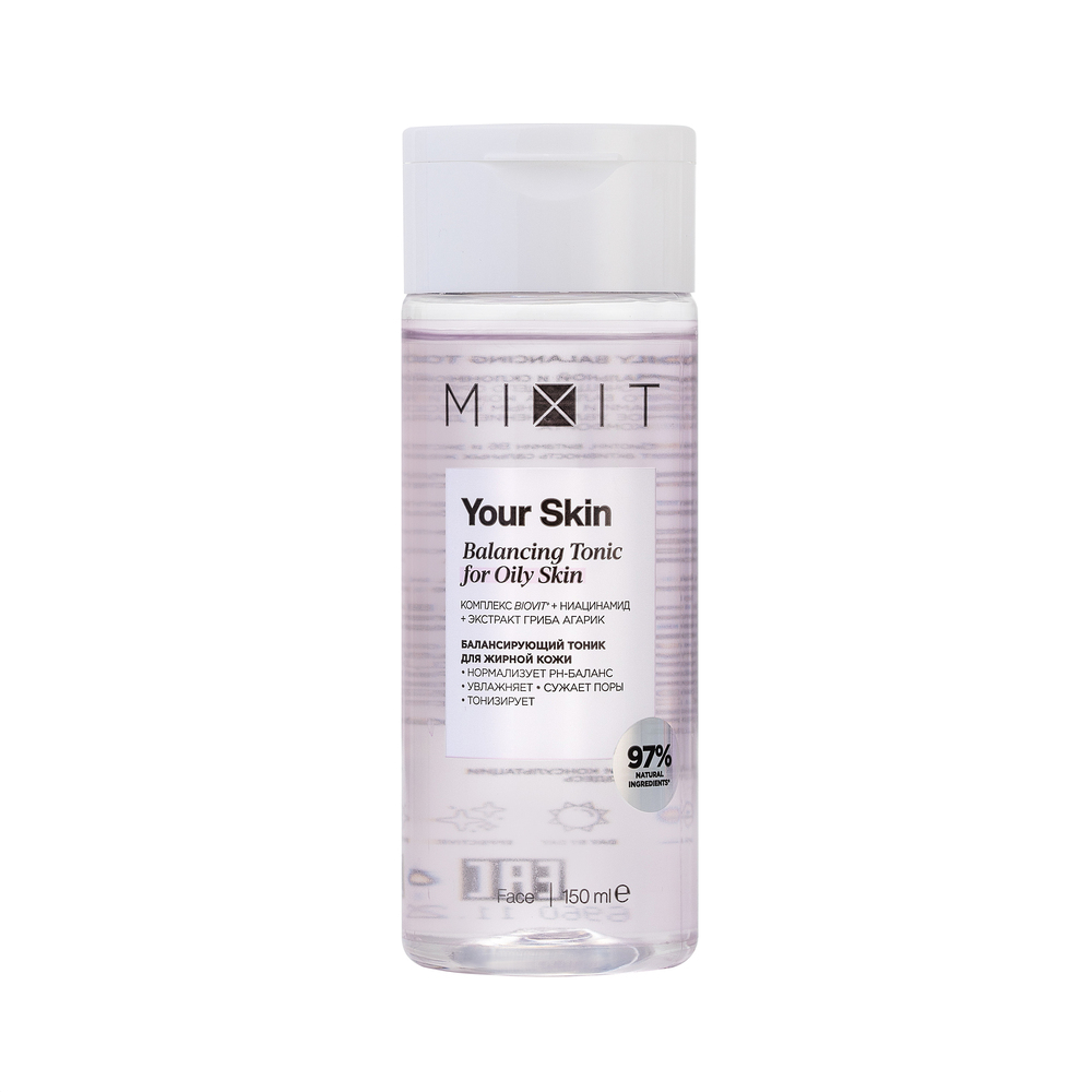 Изображение товара Mixit your skin тоник для нормальной и склонной к жирности кожи лица балансирующий 150 мл