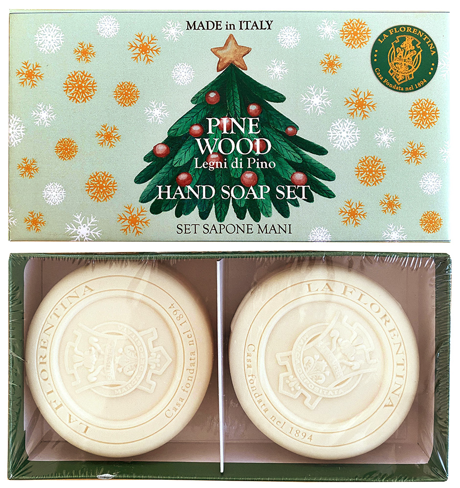 Изображение товара La florentina набор мыло туалетное твердое хвойная сказка 115 гр 2 шт.