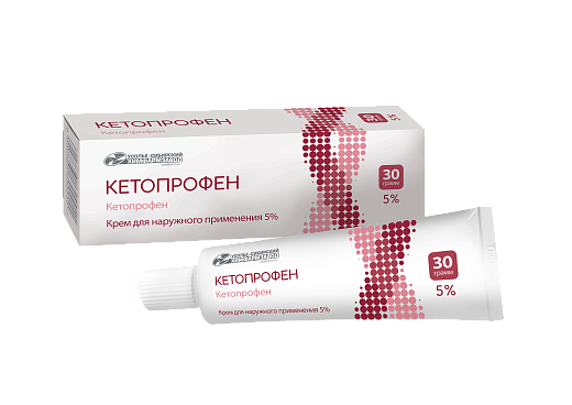 Изображение товара Кетопрофен 5% туба крем для наружного применения 30 гр