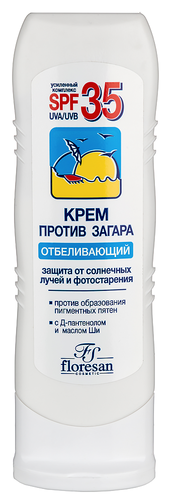 Изображение товара Floresan крем против загара отбеливающий spf-35 125 мл