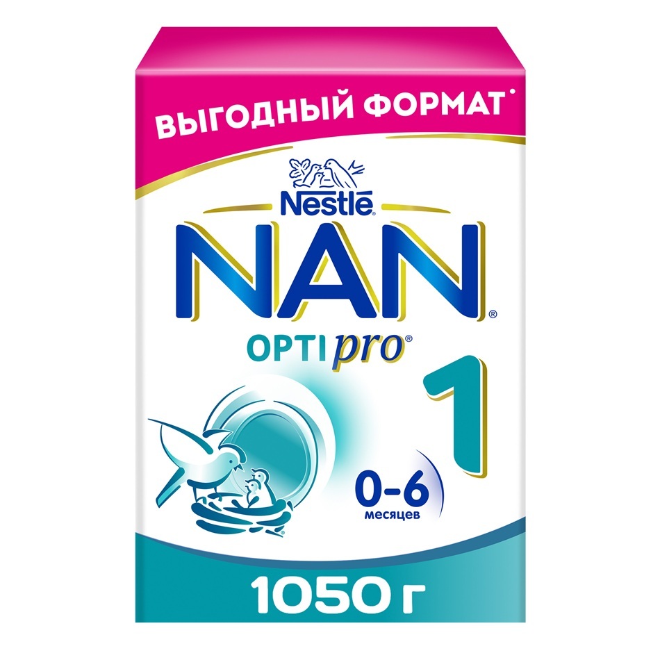 Изображение товара Детская сухая смесь NAN 1 OPTIPRO с олигосахаридами, 1050 г
