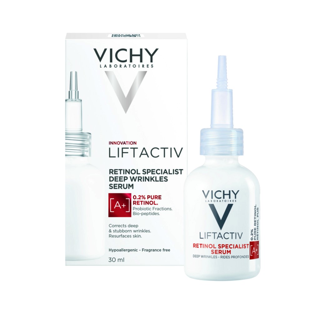 Vichy liftactiv retinol specialist сыворотка для коррекции глубоких морщин  30 мл