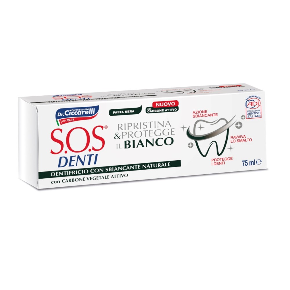 Изображение товара Отбеливающая зубная паста Sos Denti 75 мл для эффективного очищения и ухода