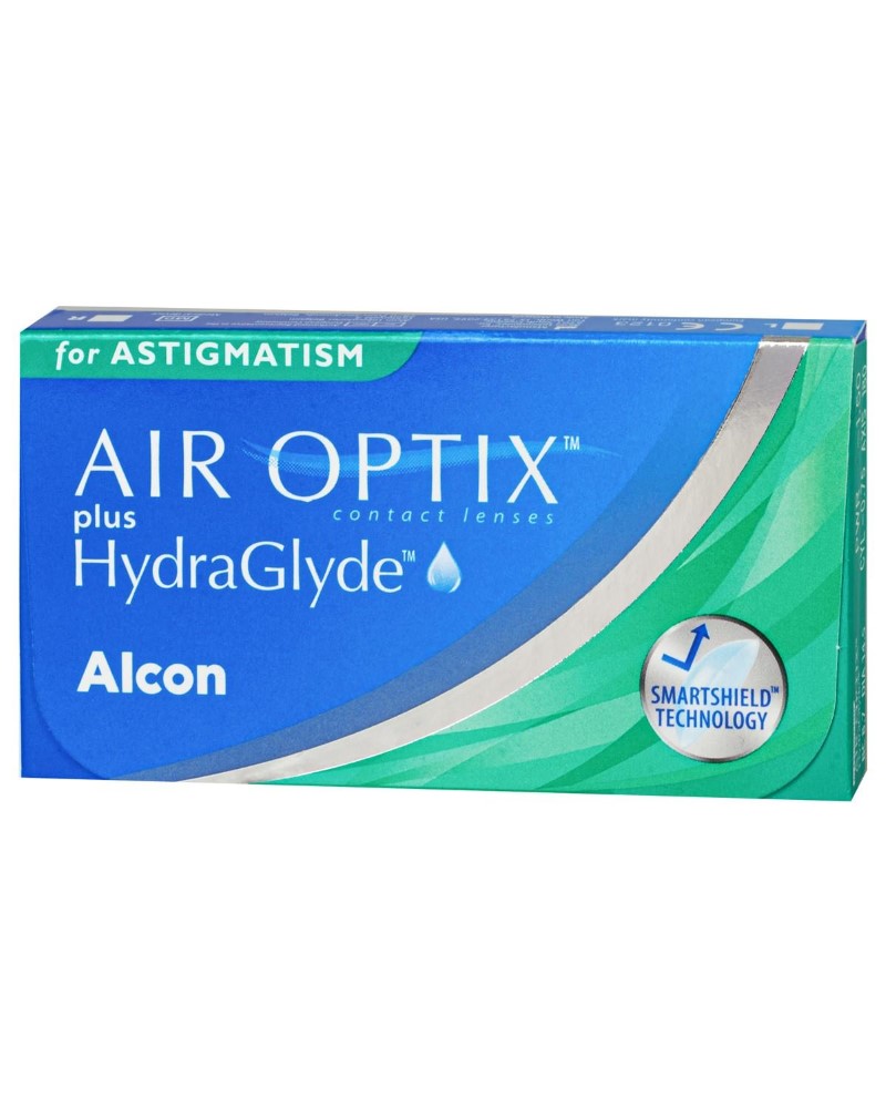 Изображение товара Мягкие контактные линзы Air optix plus hydraglyde for astigmatism 3 шт.
