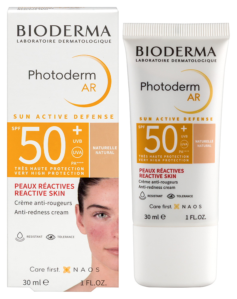 Изображение товара Bioderma Photoderm AR солнцезащитный крем SPF50+ для чувствительной кожи 30 мл