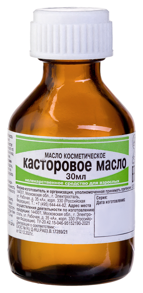 Изображение товара Масло касторовое косметическое 30 гр
