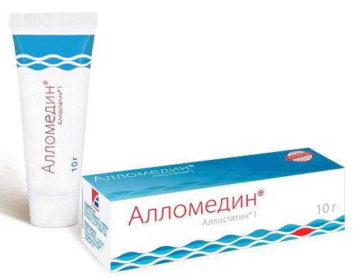 Изображение товара Алломедин гель 10 гр для лечения простуды на губах, снимает жжение и зуд