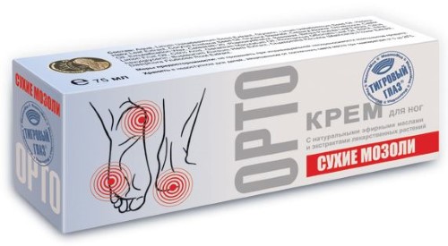 Изображение товара Крем Тигровый глаз орто для ног 75 мл от мозолей и натоптышей