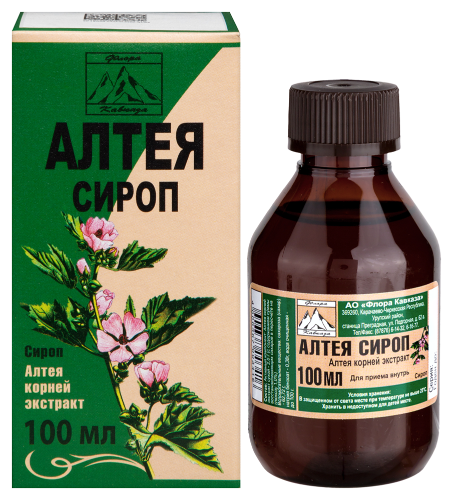 Изображение товара Алтея сироп 100 мл флакон