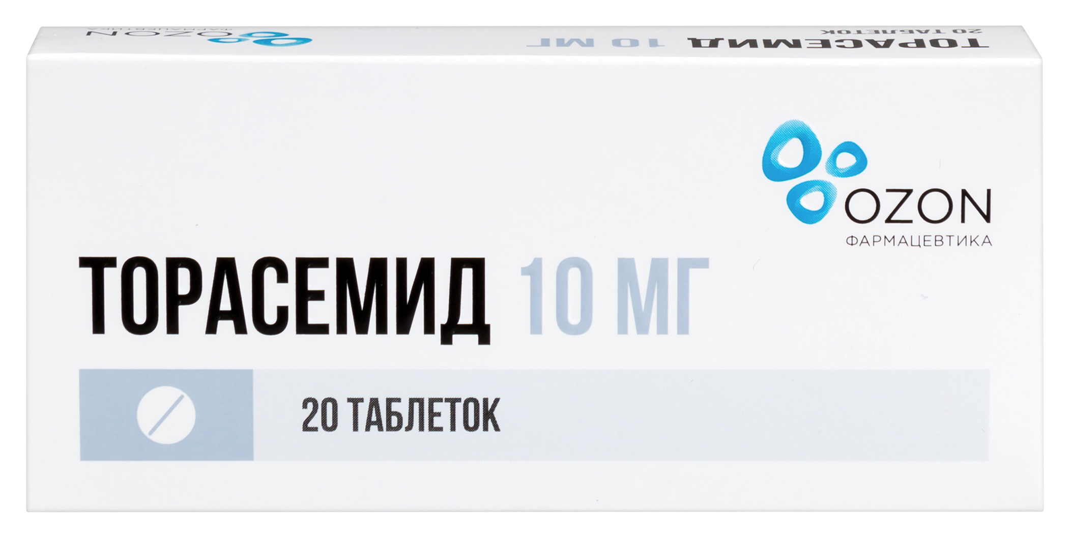 Изображение товара Торасемид 10 мг для лечения отеков и гипертензии