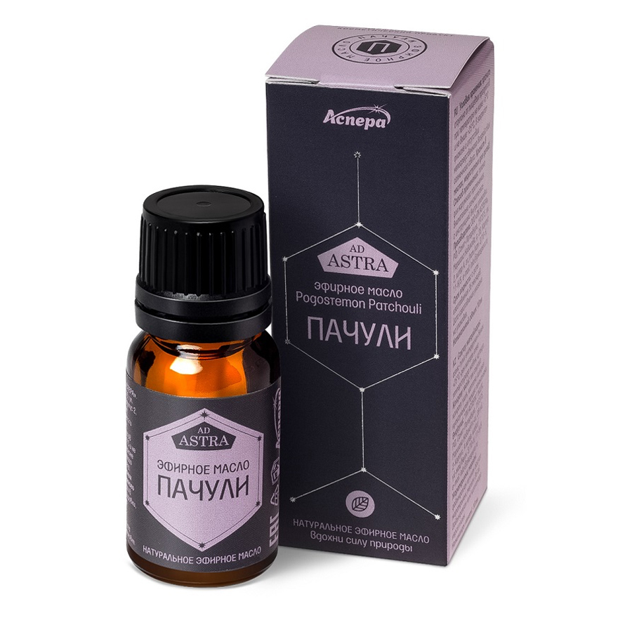 Изображение товара Эфирное масло пачули Аспера 10 мл в индивидуальной упаковке