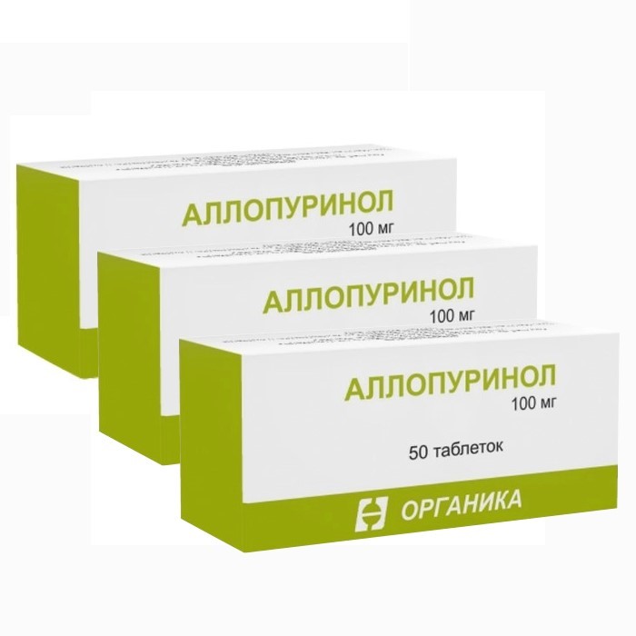 Изображение товара Набор из 3х упаковок АЛЛОПУРИНОЛ 0,1 N50 ТАБЛ со скидкой