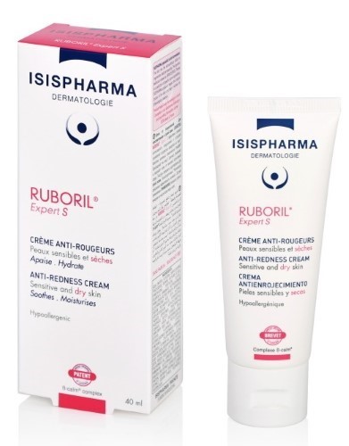 Изображение товара Крем для чувствительной кожи Isispharma Ruboril Expert S 40 мл выравнивает тон и уменьшает сосудист