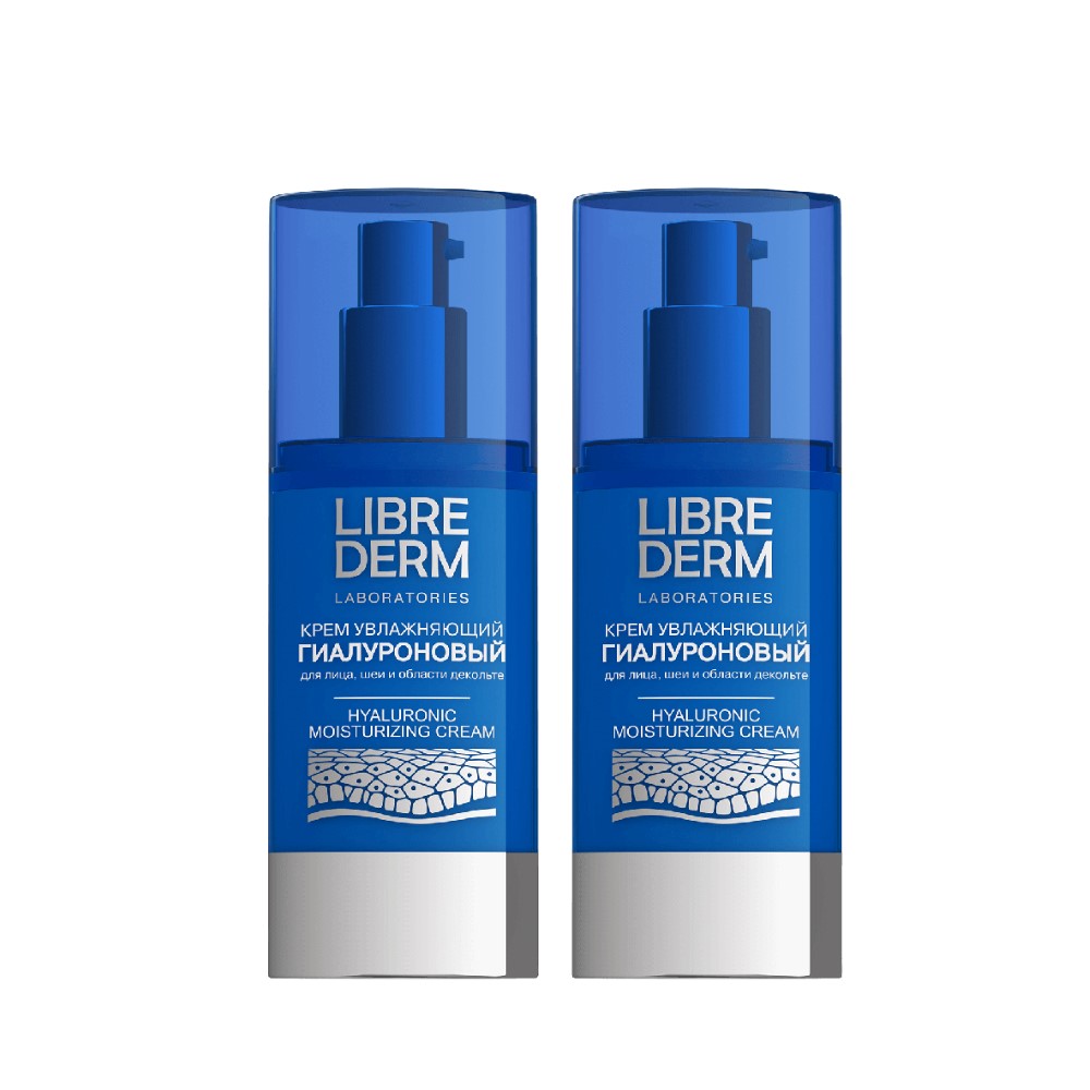 Изображение товара Набор 1+1 Librederm крем для лица гиалуроновый увлажняющий 50мл