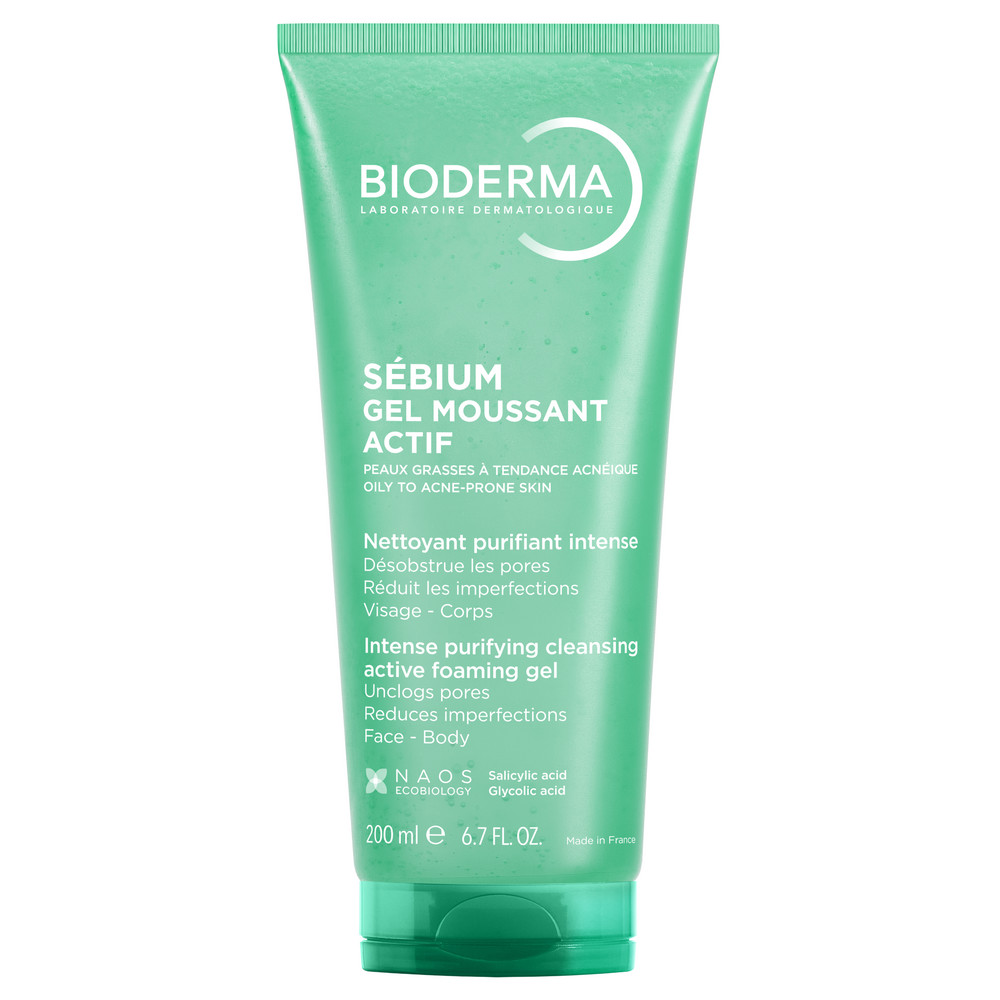 Изображение товара Bioderma Sebium гель актив очищающий для жирной кожи 200 мл